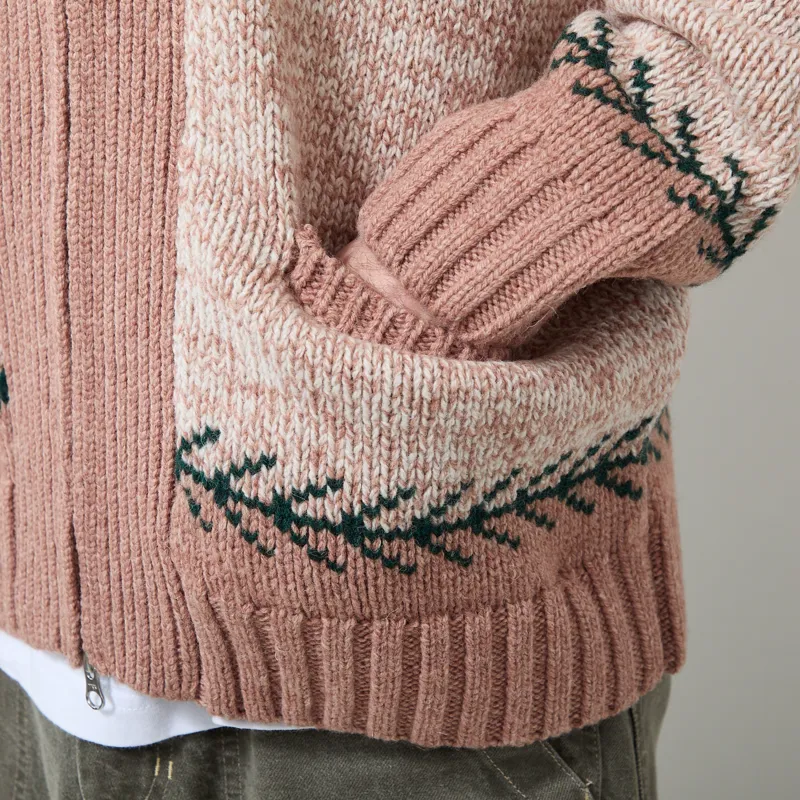 Pendleton Shawl Cowichan Cardigan OG Oatmeal-8