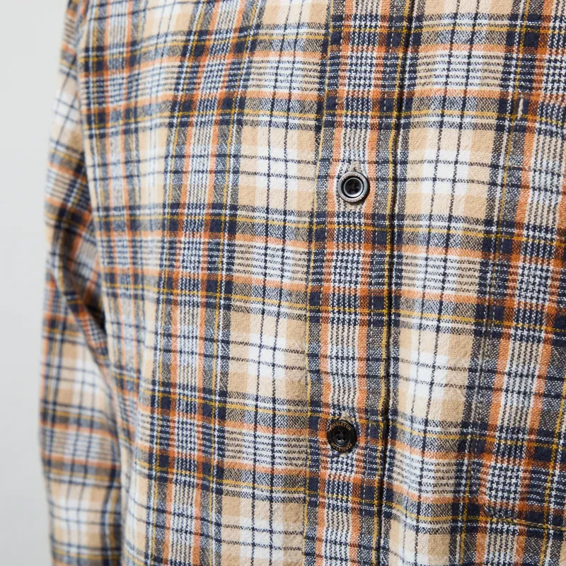Pendleton Lined BD Shirt Brown Shadow Check-4