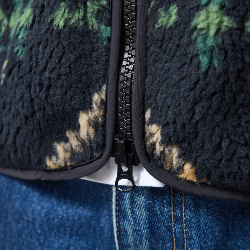 Pendleton Jacquard Sherpa Fleece Four Corners Black-9