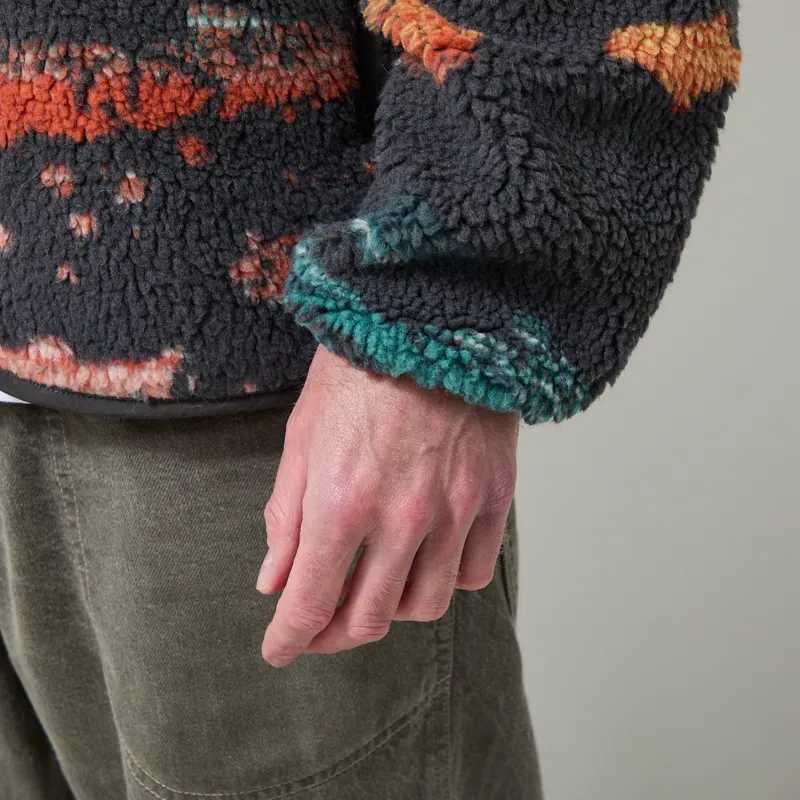 Pendleton Jacquard Sherpa Fleece Salmon Falls Grey-7