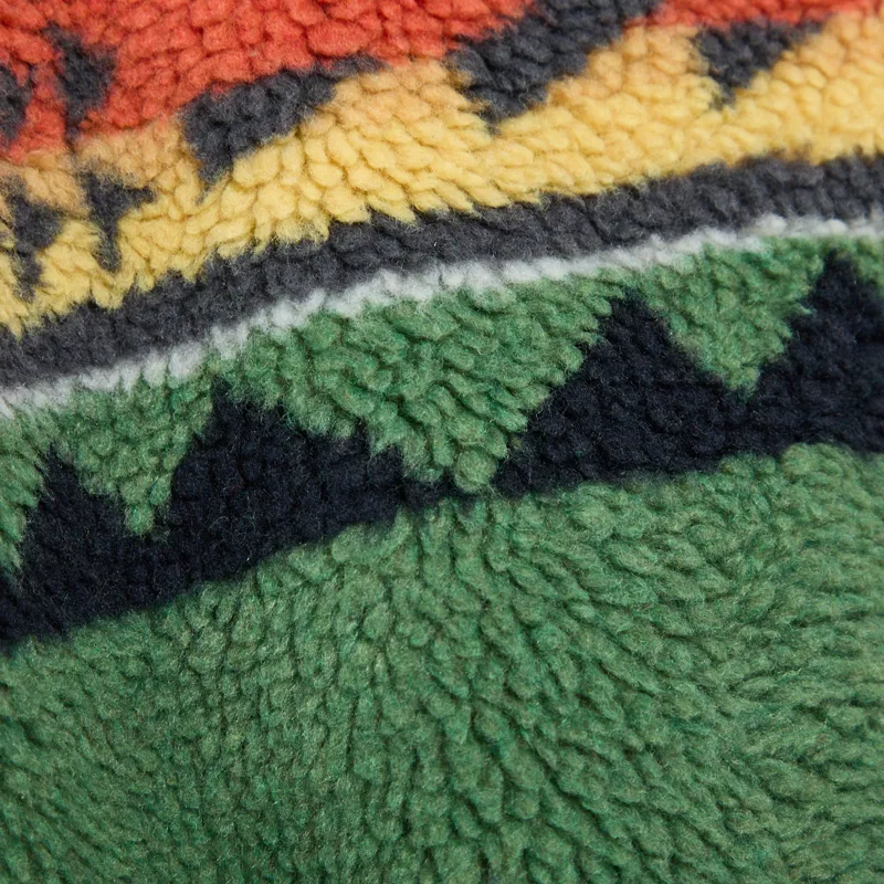 Pendleton Jacquard Sherpa Fleece Salmon Falls Olive-10