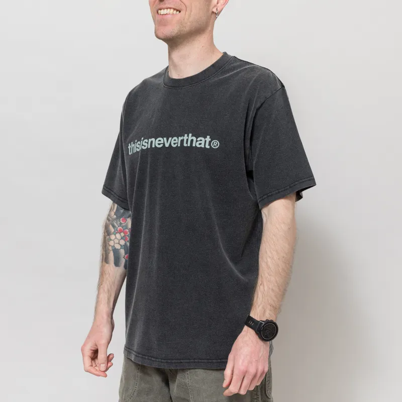 thisisneverthat T-Logo T Shirt Washed Black-1
