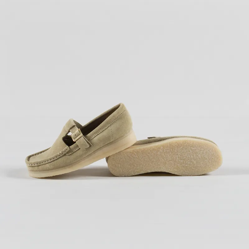 国内配送 CLARKS WMNS WALLABEE T BAR MAPLE SUEDE Women's Wallabee T-Bar Maple Suede Moccasins | Clarks