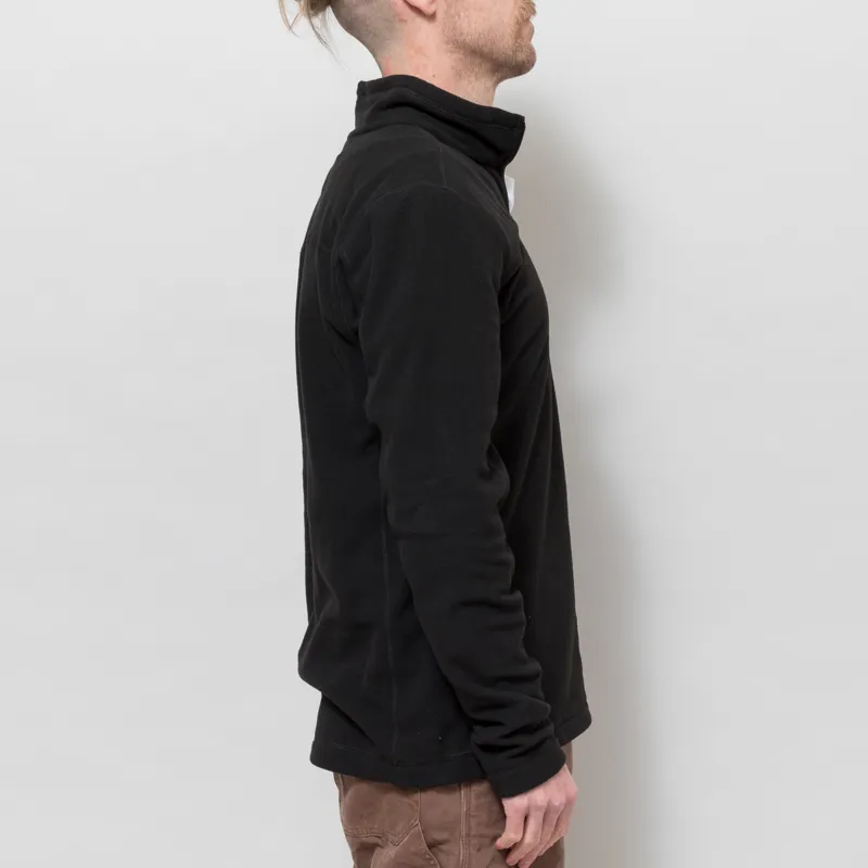 Patagonia Micro D Fleece Pullover Jacket Black-4