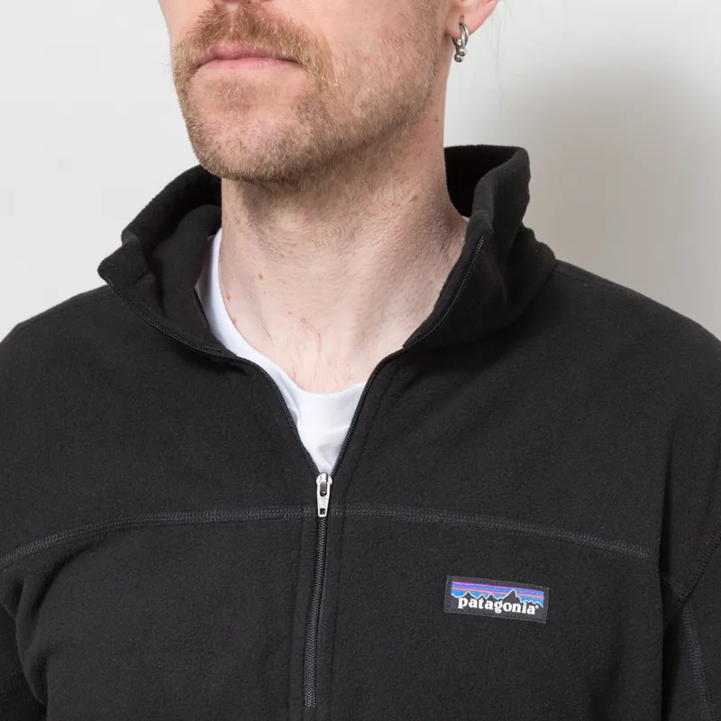 Patagonia Micro D Fleece Pullover Jacket Black-5