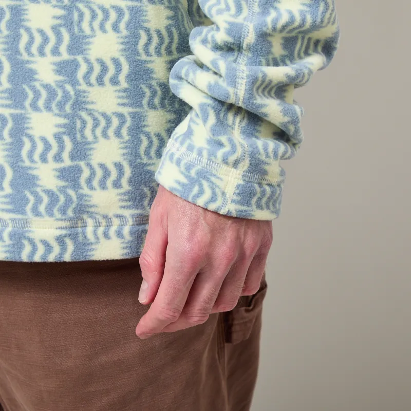 Patagonia Micro D Fleece Pullover Sun Quilt Blue Sage-7