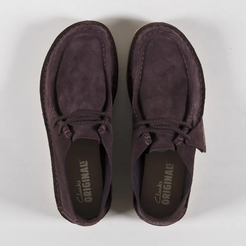 Clarks Originals Desert Nomad Shoes Deep Brown Suede-6