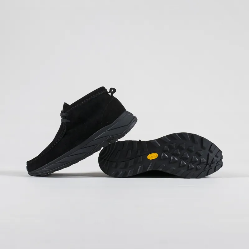 Clarks Originals Wallabee Eden Shoe Black Suede-3