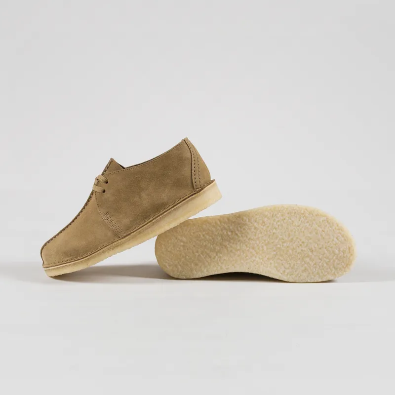 Clarks Originals Desert Trek Shoes Oakwood Suede-3