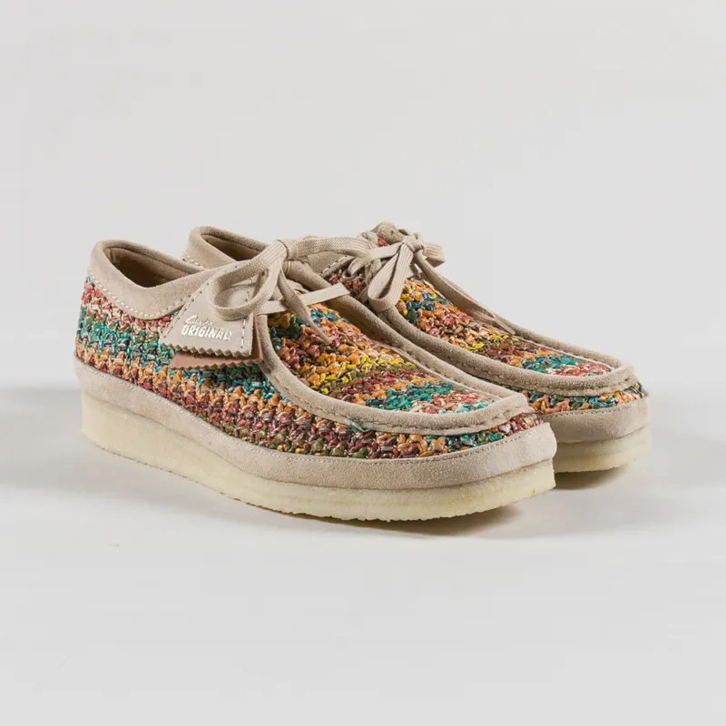Clarks Wallabee Multi Raffia クラークス　ワラビー Clarks Wallabee Multi Raffia（クラークス ワラビー-マルチ） | atmos