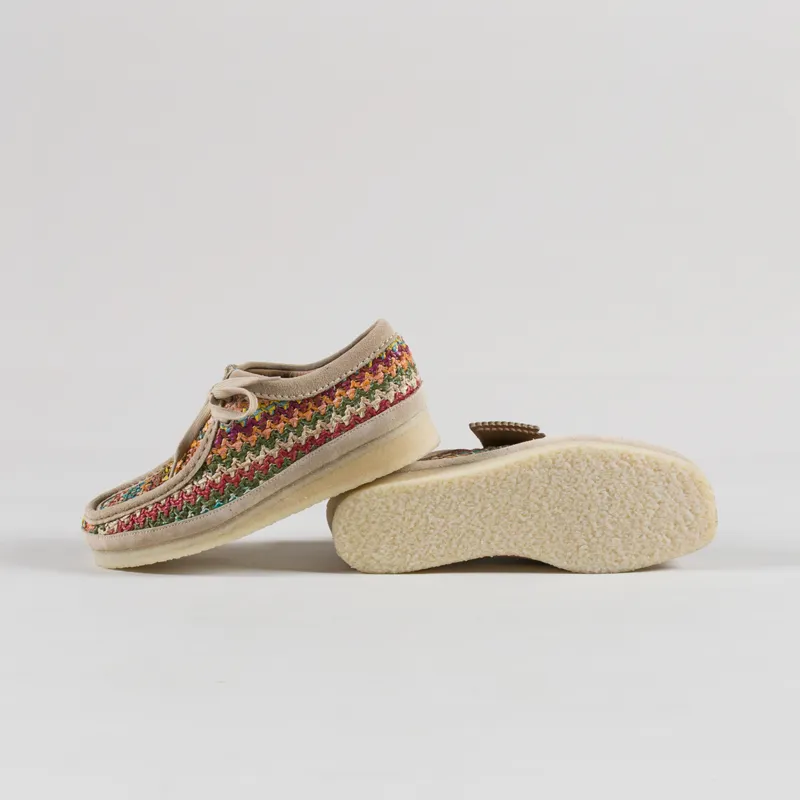 Clarks Wallabee Multi Raffia クラークス　ワラビー Clarks Wallabee Multi Raffia（クラークス ワラビー-マルチ） | atmos