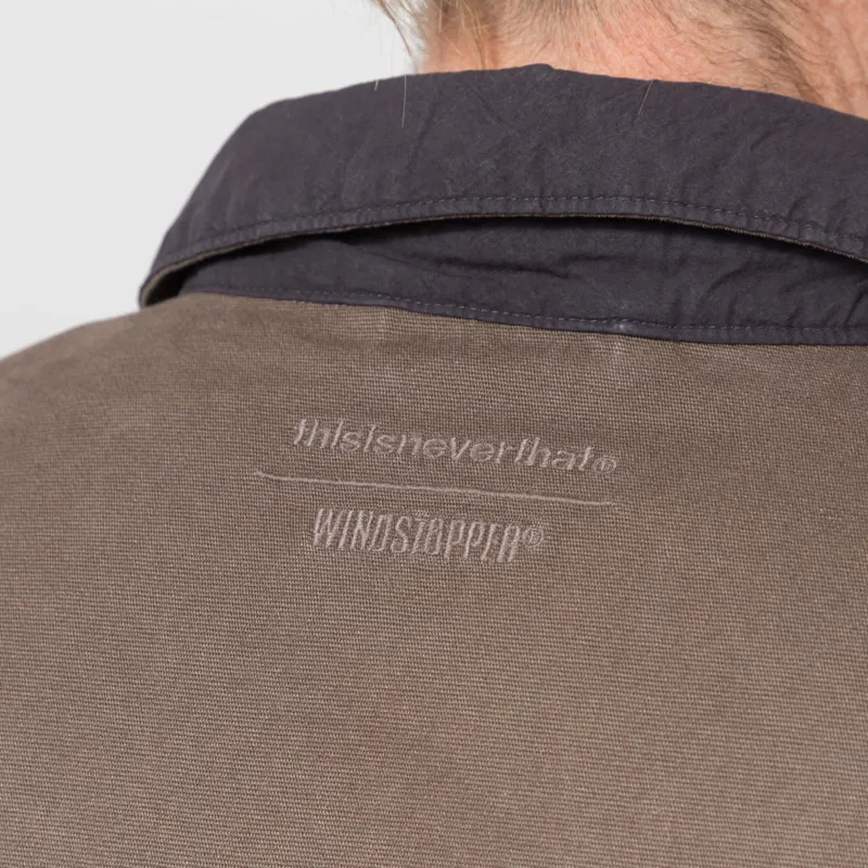thisisneverthat GORE-TEX WINDSTOPPER Utility Jacket Mud-4