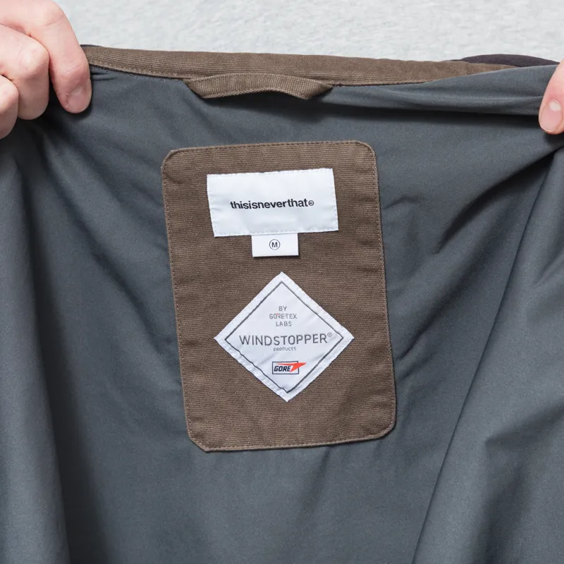 thisisneverthat GORE-TEX WINDSTOPPER Utility Jacket Mud-10