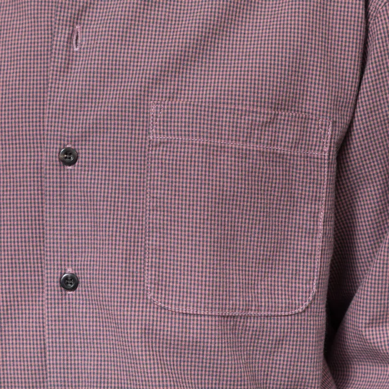 thisisneverthat GORE-TEX WINDSTOPPER Check Shirt Plum-5