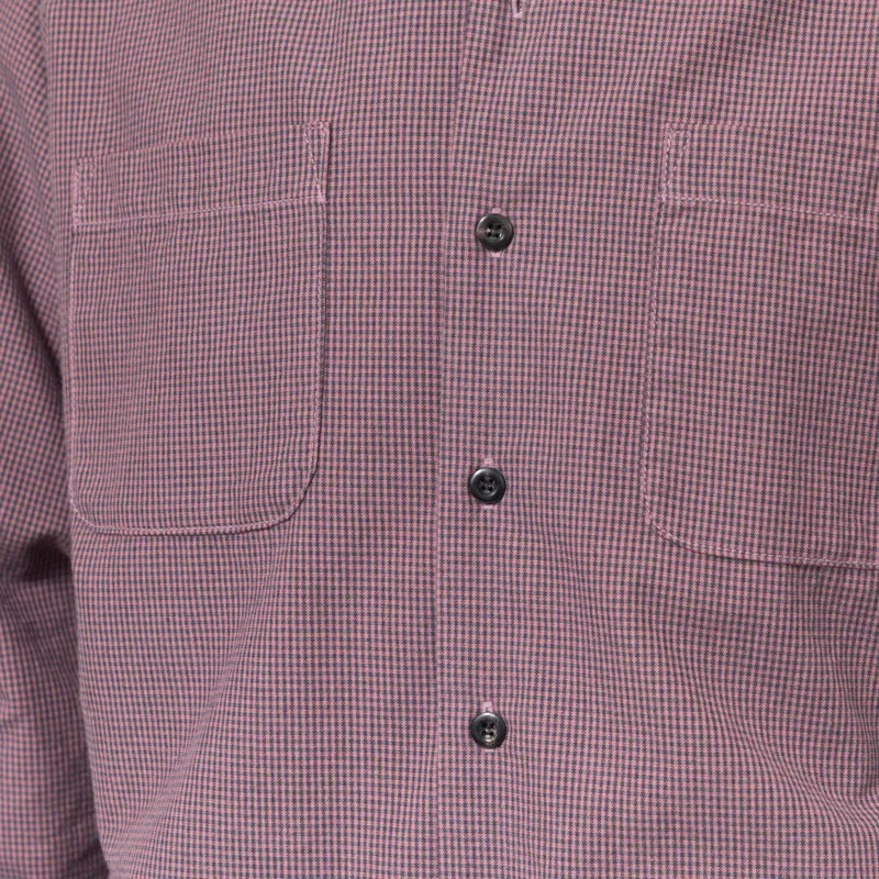 thisisneverthat GORE-TEX WINDSTOPPER Check Shirt Plum-4