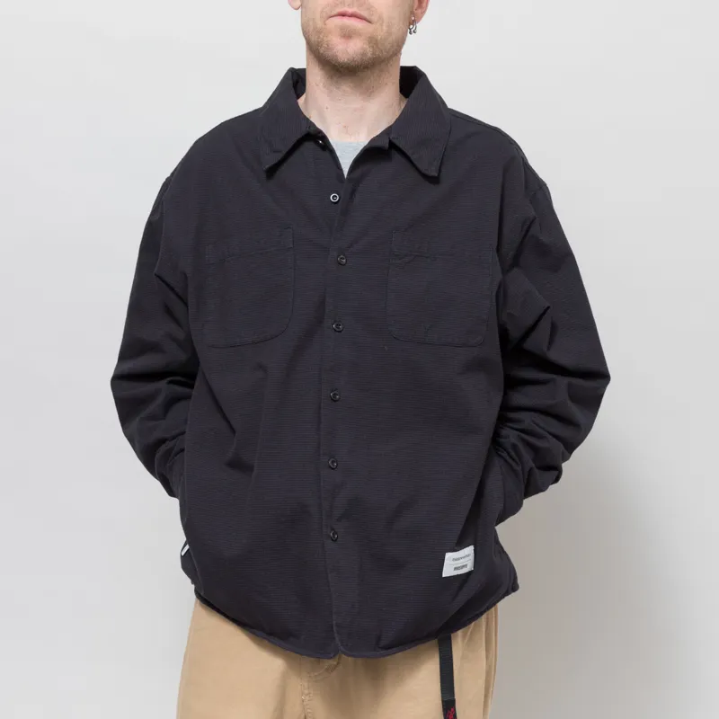 thisisneverthat GORE-TEX WINDSTOPPER Check Shirt Dark Navy