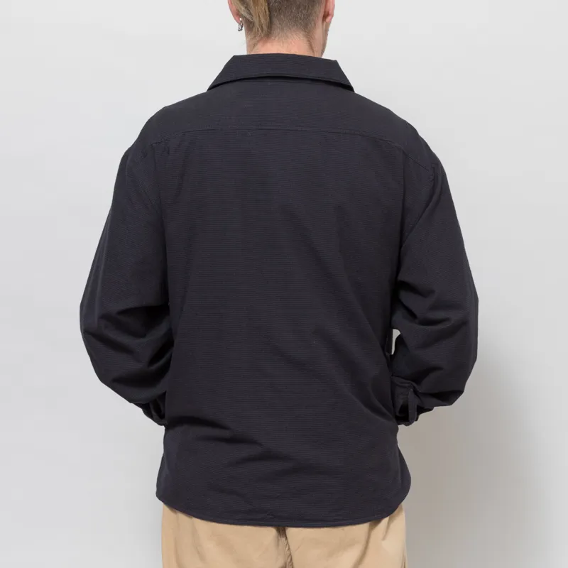 thisisneverthat GORE-TEX WINDSTOPPER Check Shirt Dark Navy-2