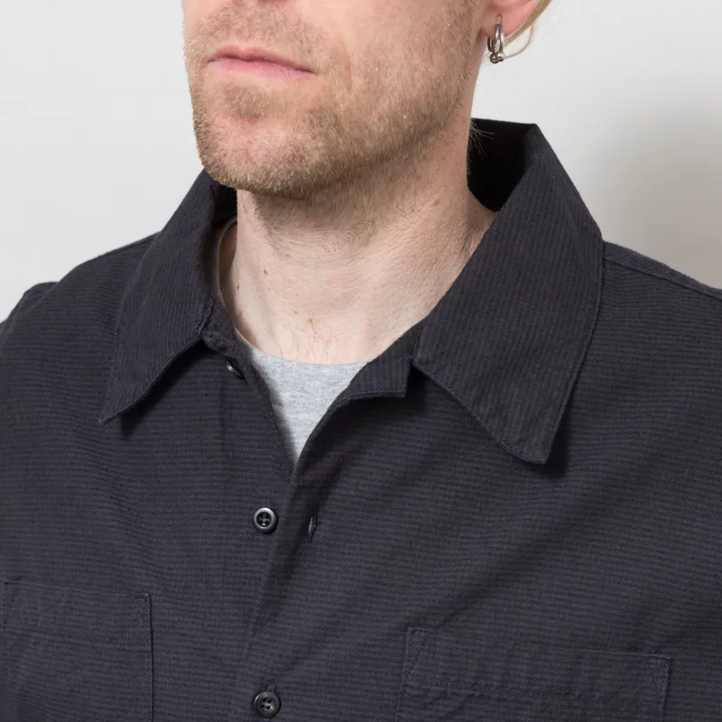 thisisneverthat GORE-TEX WINDSTOPPER Check Shirt Dark Navy-3