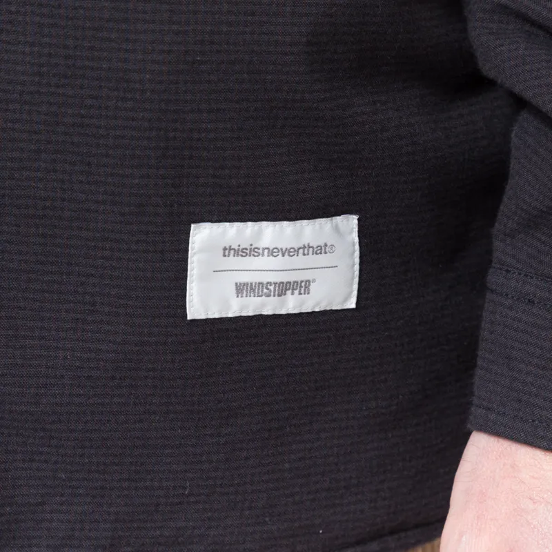 thisisneverthat GORE-TEX WINDSTOPPER Check Shirt Dark Navy-6
