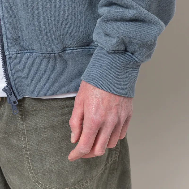 thisisneverthat INTL Logo Zip Up Hoodie Ink-7