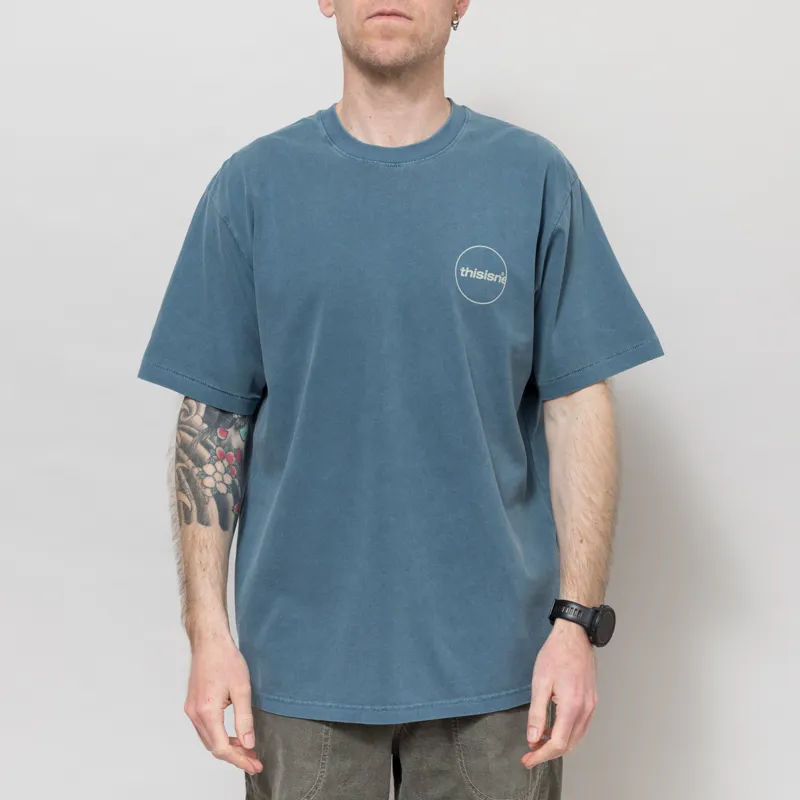 thisisneverthat C-Logo T Shirt Navy-2
