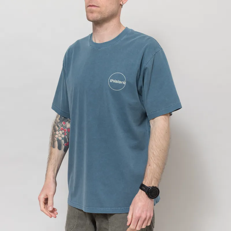 thisisneverthat C-Logo T Shirt Navy-1