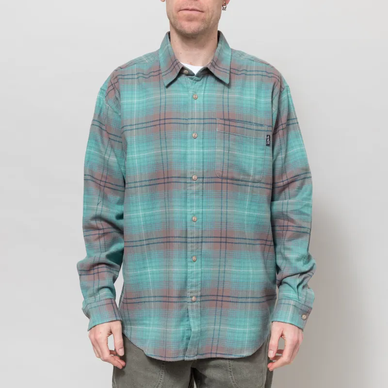 thisisneverthat Flannel Check Shirt Teal