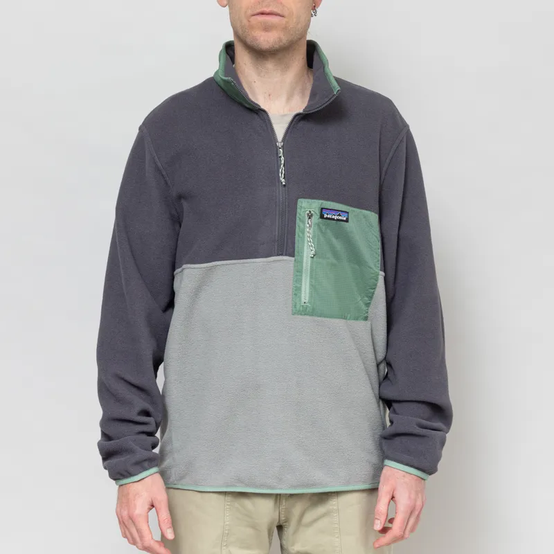 Patagonia Microdini Half Zip Fleece Pullover Forever Grey