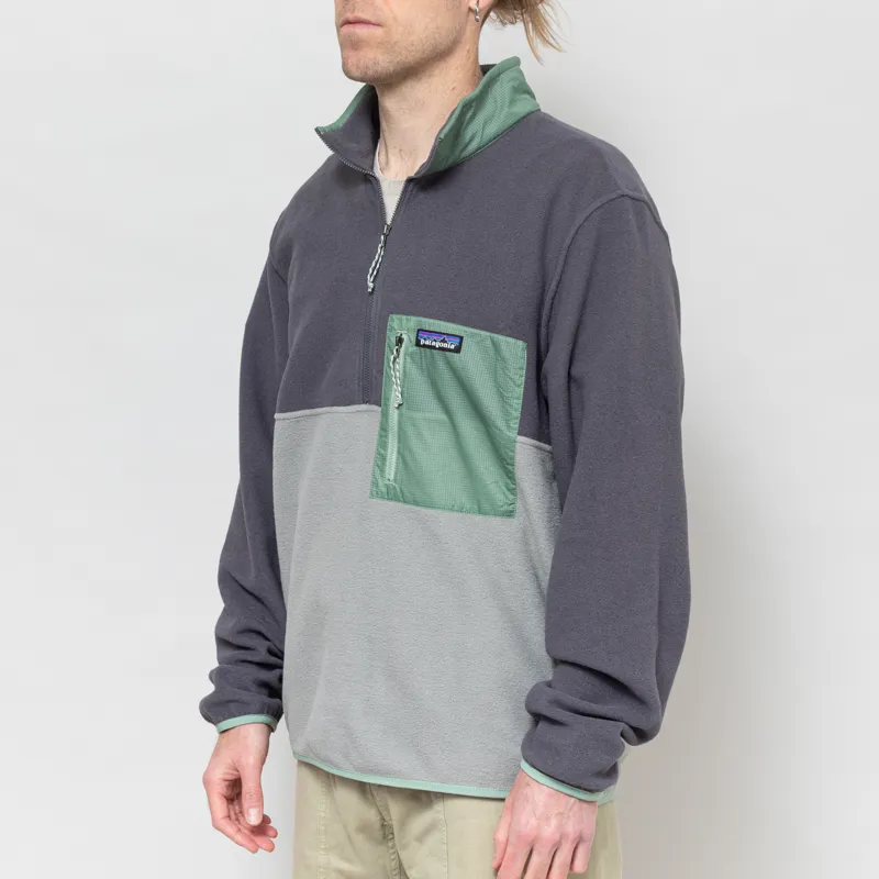 Patagonia Microdini Half Zip Fleece Pullover Forever Grey-1