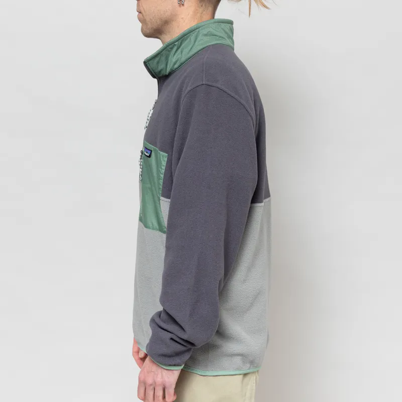 Patagonia Microdini Half Zip Fleece Pullover Forever Grey-2