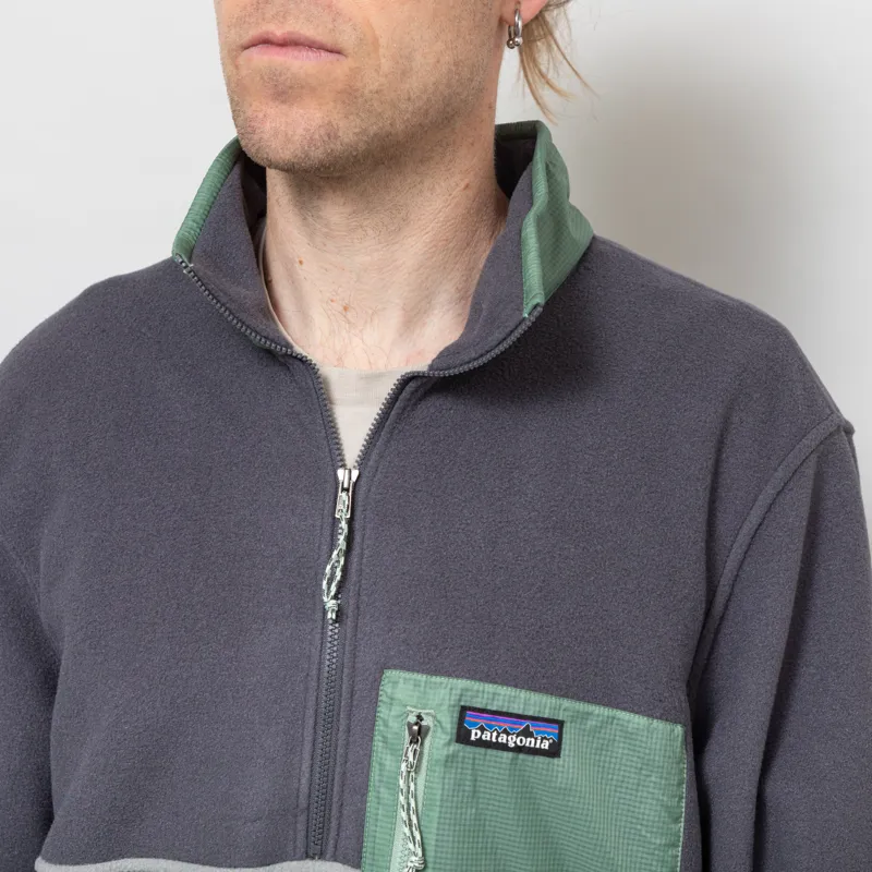 Patagonia Microdini Half Zip Fleece Pullover Forever Grey-5