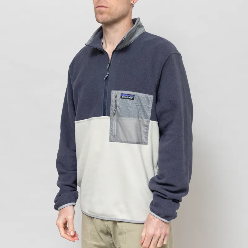 Patagonia Microdini Half Zip Fleece Pullover Pelican-1