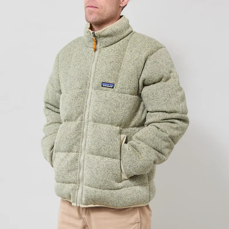 Patagonia Reversible Down Better Sweater Weathered Stone