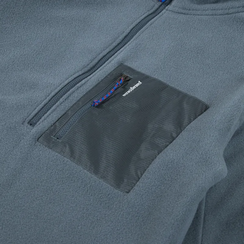 Patagonia Womens Microdini Half Zip Fleece Pullover Nouveau Green Campfire-8