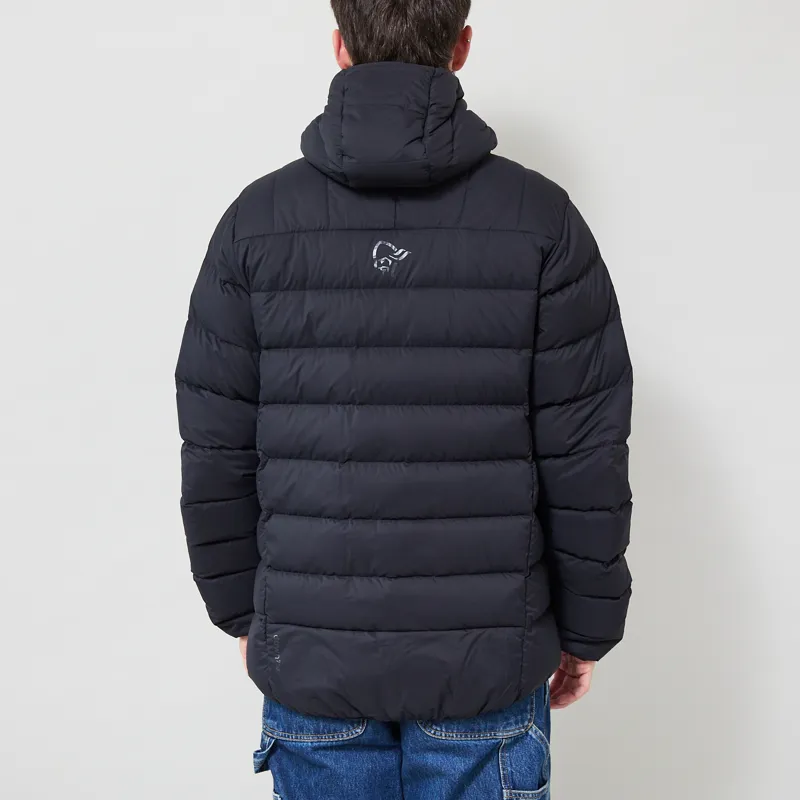 Norrona Femund Down700 Zip Hood Caviar Black-2