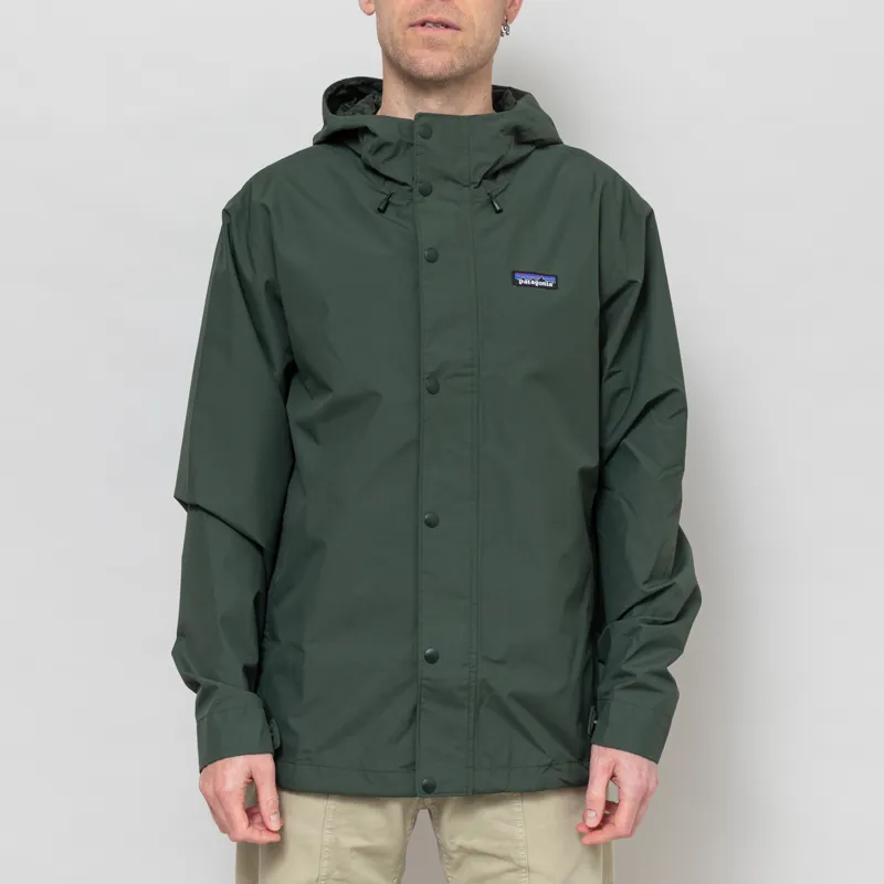 Patagonia Jackson Glacier Rain Jacket Old Growth Green