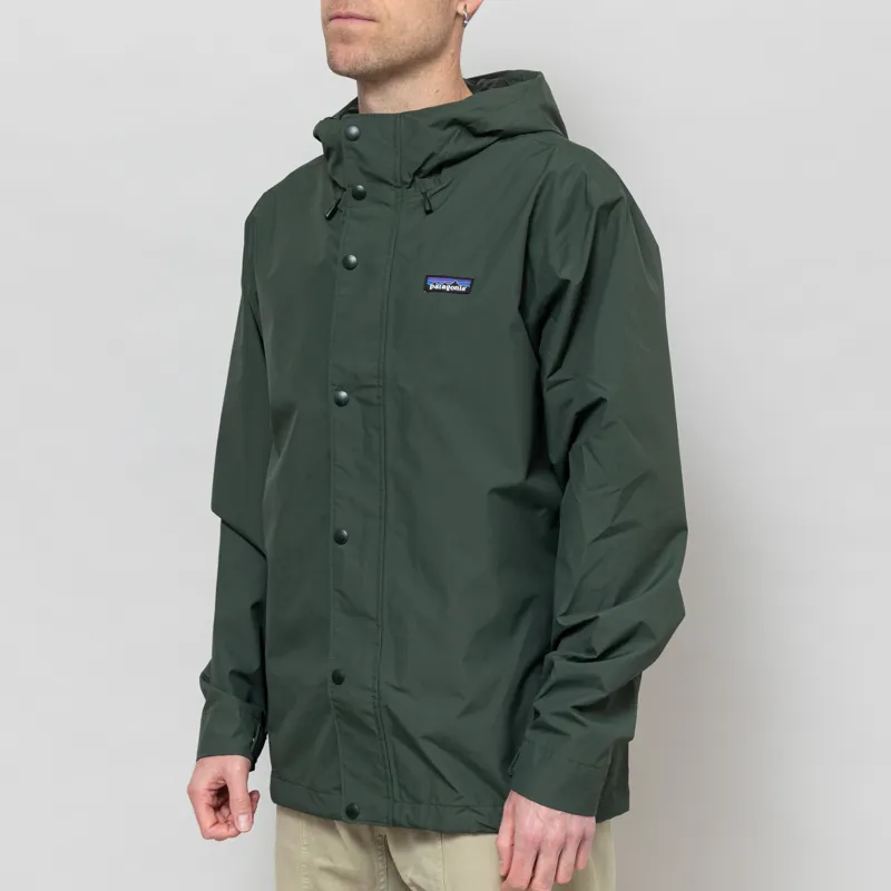 Patagonia Jackson Glacier Rain Jacket Old Growth Green-1