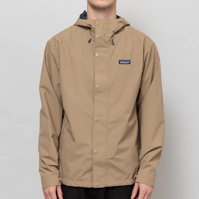 Patagonia Jackson Glacier Rain Jacket Slab Khaki