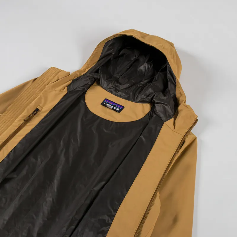 Patagonia Jackson Glacier Rain Jacket Shelter Brown-8