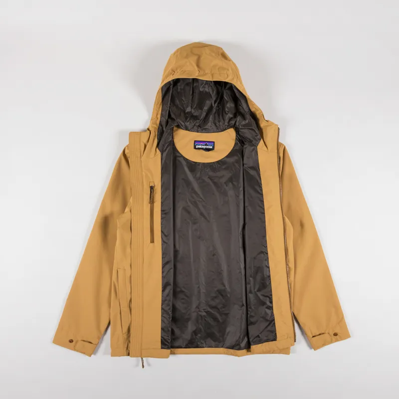 Patagonia Jackson Glacier Rain Jacket Shelter Brown-1