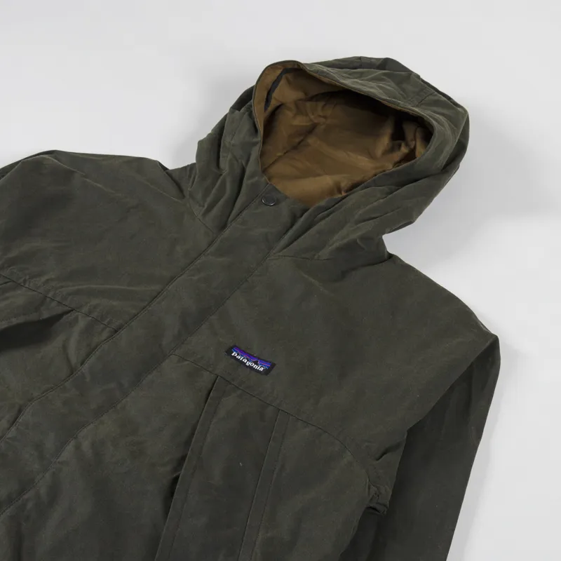 Patagonia Waxed Cotton Jacket Basin Green-3