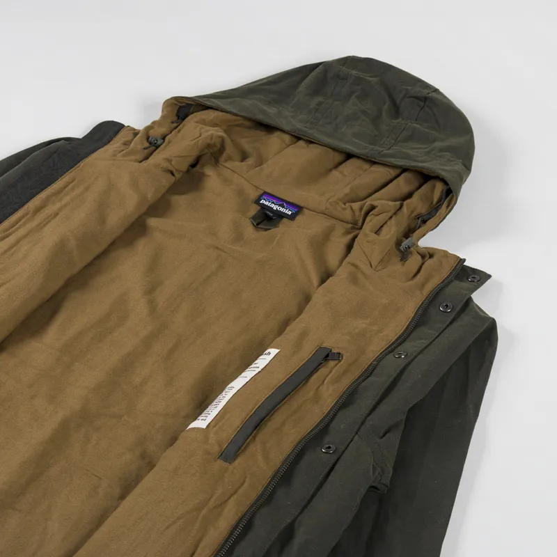 Patagonia Waxed Cotton Jacket Basin Green-4