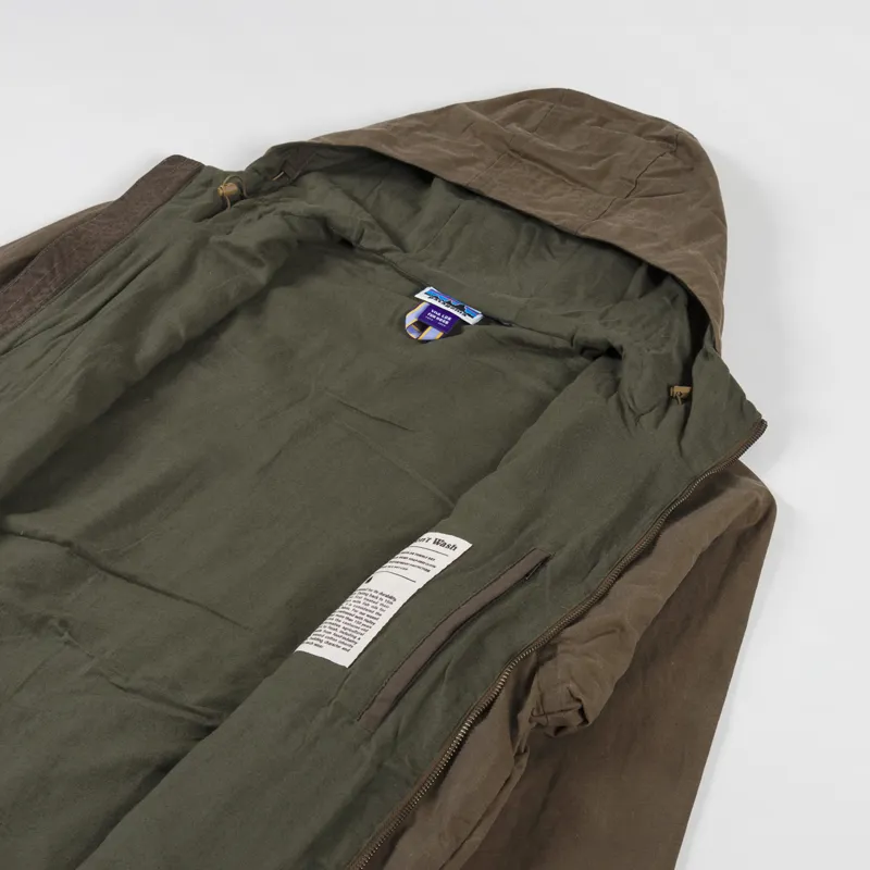 Patagonia Waxed Cotton Jacket Coriander Brown-4