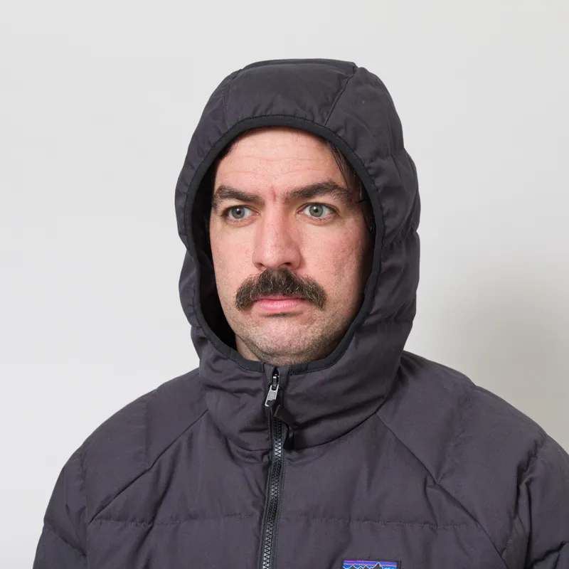 Patagonia Cotton Down Jacket Black-5