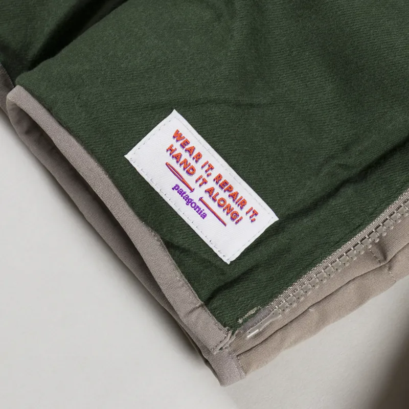 Patagonia Cotton Down Jacket Seabird Grey-7