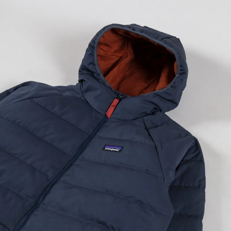 Patagonia Cotton Down Jacket Smolder Blue-3