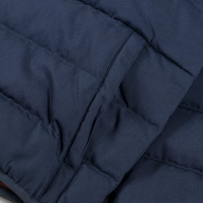 Patagonia Cotton Down Jacket Smolder Blue-7