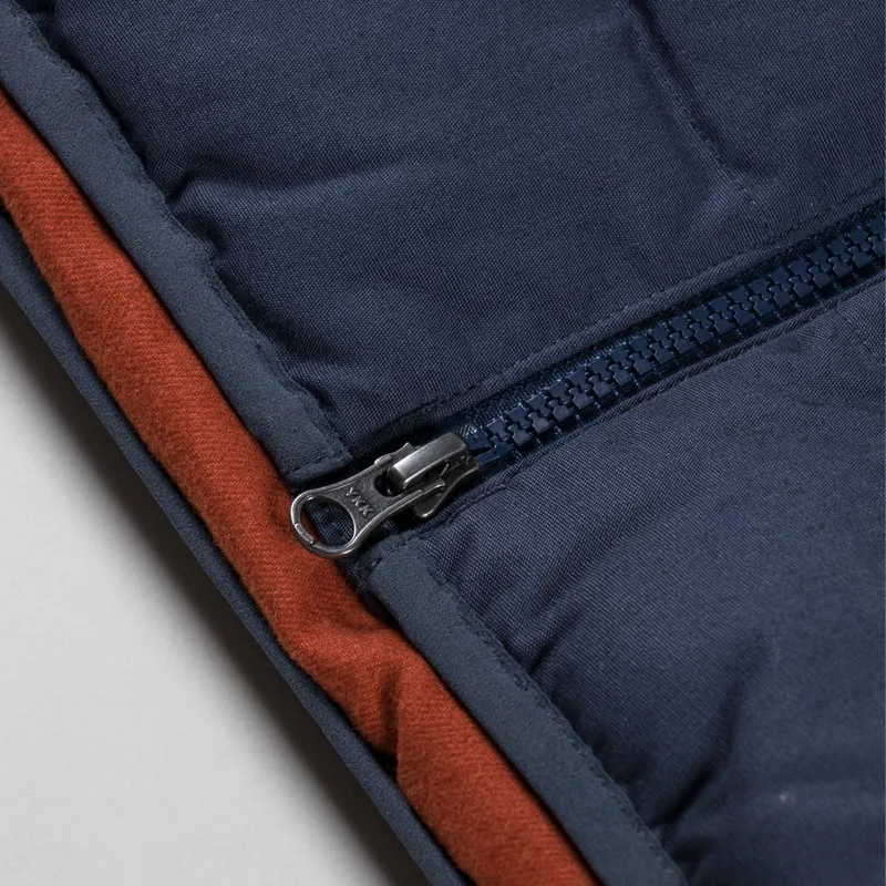 Patagonia Cotton Down Jacket Smolder Blue-8