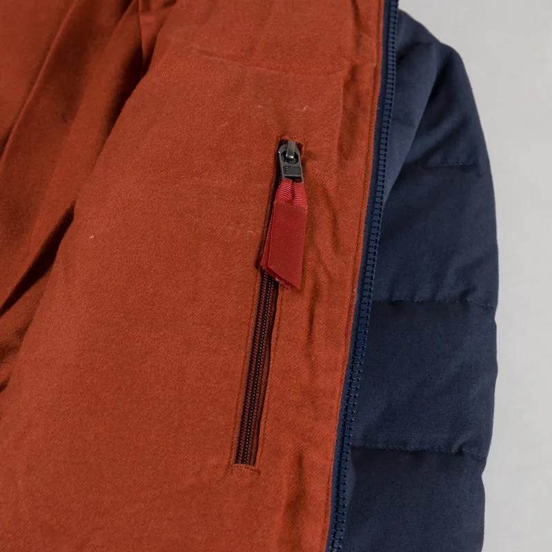 Patagonia Cotton Down Jacket Smolder Blue-10