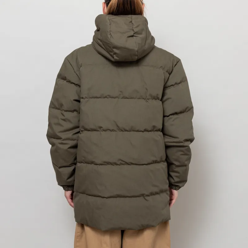 Patagonia Womens Cotton Down Parka Basin Green-3